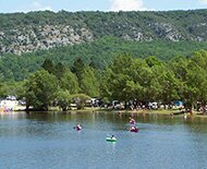 Après-midi sur le lac de Quinson