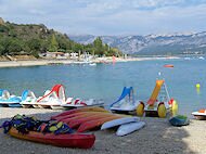 Une plage du lac de Sainte Croix