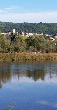 Quinson et sa retenue d'eau