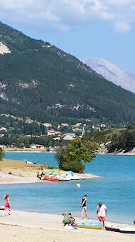 Lac de Castillon à St André les Alpes