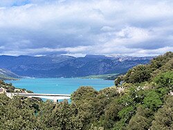 Le pont du barrage de Sainte-Croix