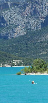 Canoë aux Salles sur Verdon