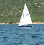 Voilier sur la plage